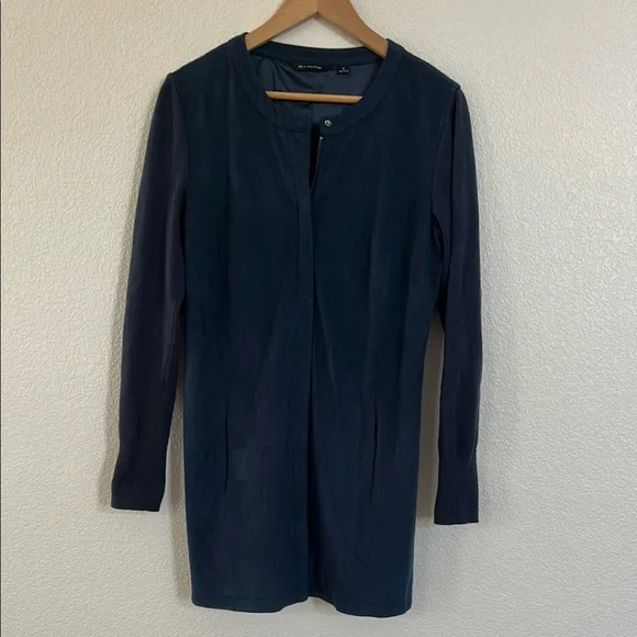 H by Halston Navy Long Sleeve Dress - Picture 2 of 6